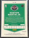 Kenyon Martin JR. - 2021-22 Panini Donruss Optic Basketball SILVER PARALLEL #49