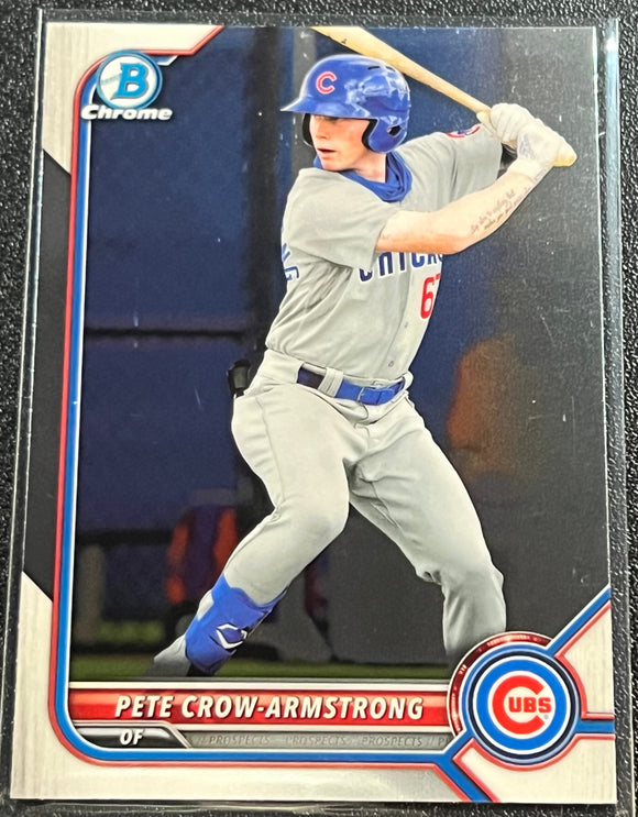 Pete Crow-Armstrong - 2022 Bowman Chrome Prospects #BCP102