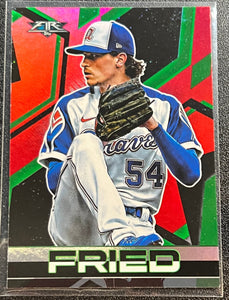 Max Fried - 2021 Topps Fire Flame #82