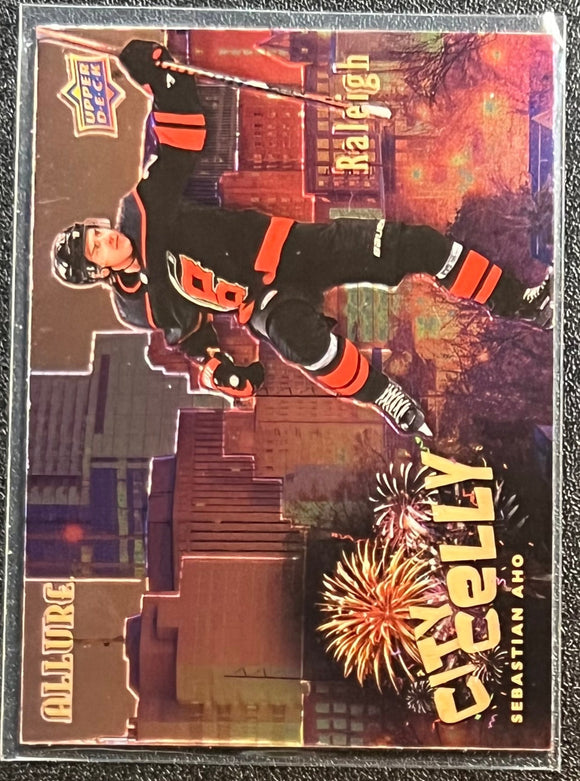 Sebastian Aho - 2020-21 Upper Deck Allure City Celly #CC-2