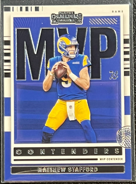 Matthew Stafford - 2021 Panini Contenders Football MVP #MVP-MST