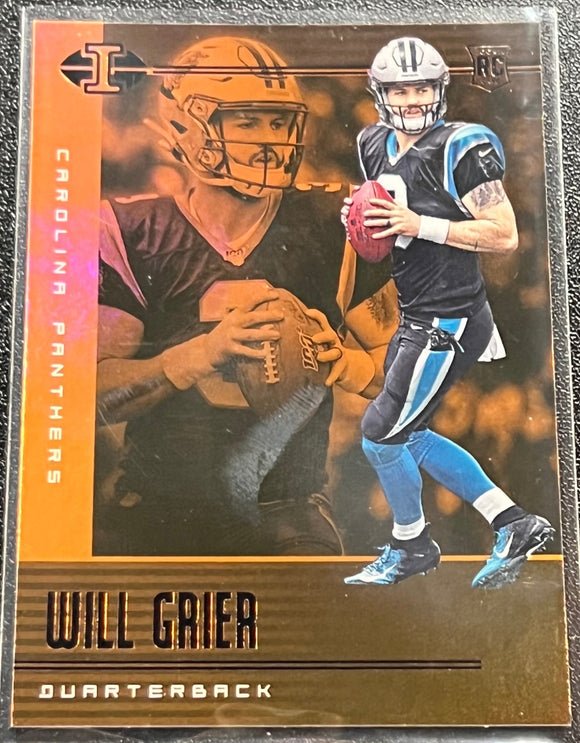 Will Grier - 2019 Panini Illusions Football RC #96