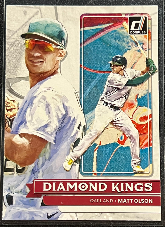 Matt Olson - 2022 Panini Donruss Baseball Diamond Kings #13