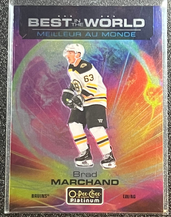 Brad Marchand - 2020-21 O-Pee-Chee Platinum Hockey Best In The World #BW-13