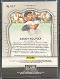Sandy Koufax - 2021 Panini Prizm Baseball OLD SCHOOL Purple #OS-7