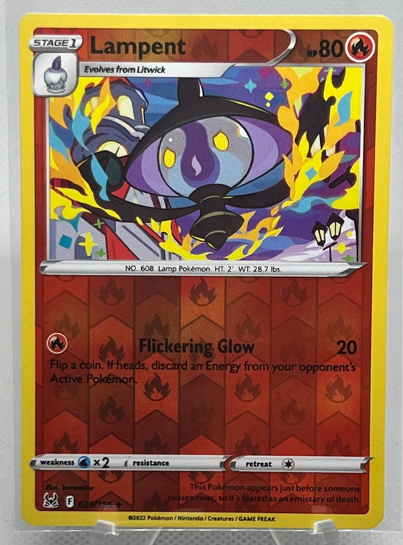 Lampent - Pokemon Lost Origin Reverse Holo #25/196