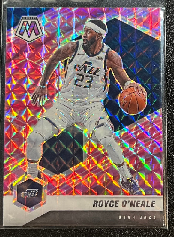 Royce O'Neale  - 2020-21 Panini Mosaic Basketball PINK CAMO #78