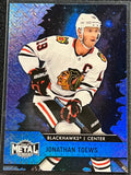 Jonathan Toews - 2020-21 Skybox Metal Universe Blue Spectrum #77