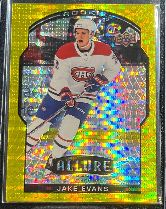 Jake Evans - 2020-21 Upper Deck Allure Rookie Yellow Taxi #76