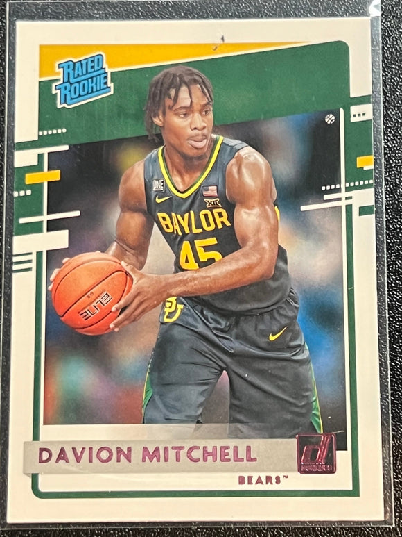 Davion Mitchell RC  - 2021 Panini Chronicles Donruss Draft Picks RATED ROOKIE PINK #35