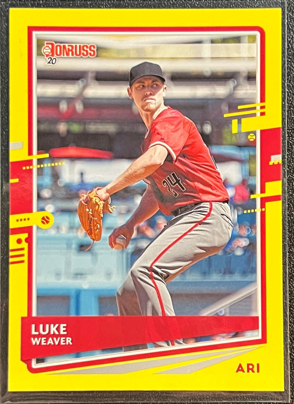 Luke Weaver - 2020 Panini Donruss Baseball YELLOW #128