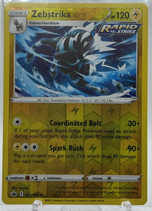 Zebstrika - Pokemon Chilling Reign Reverse Holo #051/198