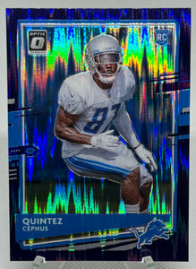 Quintez Cephus - 2020 Panini Donruss Optic Football Purple Shock #130