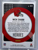 Nick Chubb - 2021 Panini Absolute Football Unsung Heroes #UH12