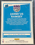 Jahmi'us Ramsey RC  - 2020-21 Panini Donrus Optic Basketball RATED ROOKIE BLUE VELOCITY #194