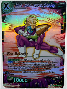 Salza, Cooler's Armored Squadron - Dragon Ball Super Ultimate Squad Pre-Release Rare Foil Promo #BT17-062 R