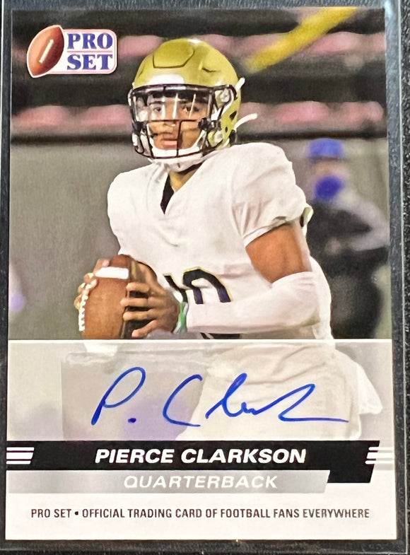 Pierce Clarkson - 2022 Leaf Pro Set Autograph #PSA-PC1