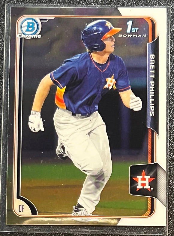 Brett Phillips- 2015 Topps Bowman Chrome Prospects #BCP-137