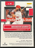Brandon Marsh - 2022 Panini Donruss Baseball Rated Rookie Purple #41