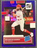 Brandon Marsh - 2022 Panini Donruss Baseball Rated Rookie Purple #41