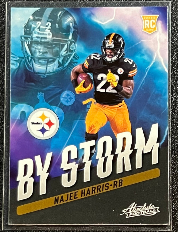 Najee Harris - 2021 Panini Absolute Football By Storm RC #BST-11