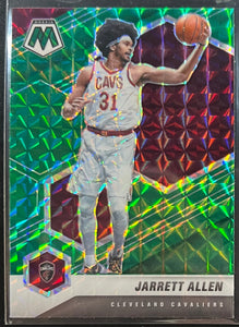 Jarrett Allen - 2020-21 Panini Mosaic Basketball GREEN Parallel #197