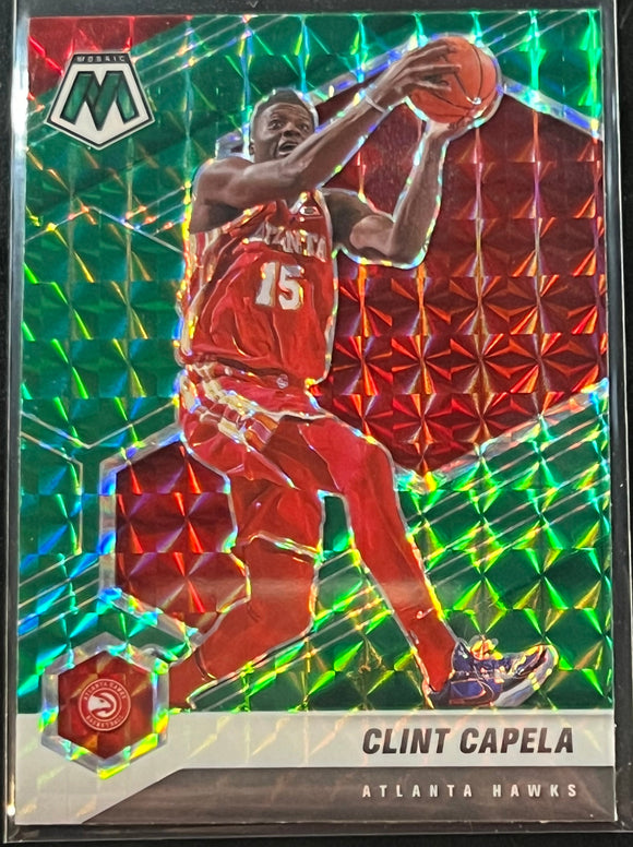 Clint Capela- 2020-21 Panini Mosaic Basketball GREEN #102