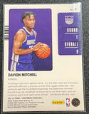 Davion Mitchell RC - 2021-22 Panini Contenders Basketball 2021 DRAFT CLASS #9