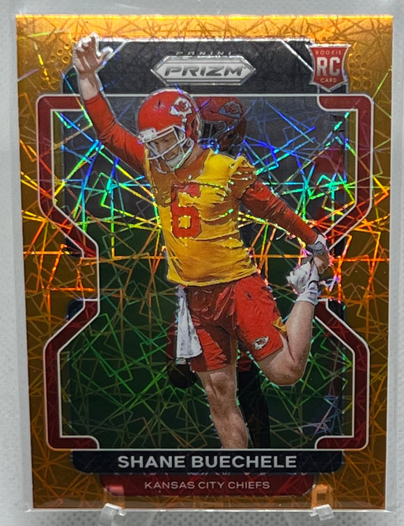 Shane Beuchele - 2021 Panini Prizm Football Orange Ice #396