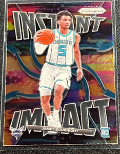 James Bouknight RC - 2021-22 Panini Prizm Basketball INSTANT IMPACT Base #8