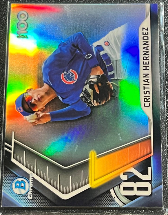 Cristian Hernandez - 2022 Bowman Chrome TOP 100 #BTP-82