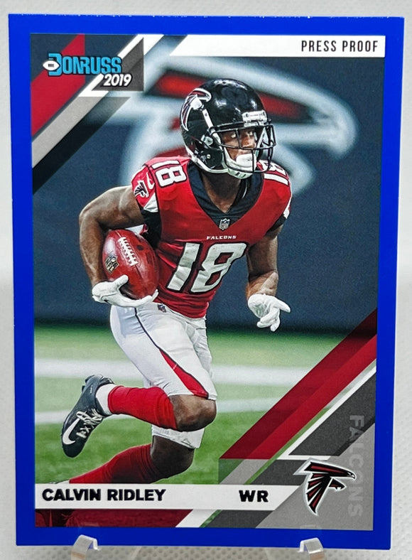 Calvin Ridley - 2019 Panini Donruss Football Press Proof Blue #18