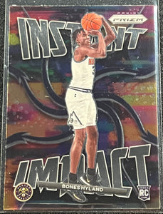 Bones Hyland RC - 2021-22 Panini Prizm Basketball INSTANT IMPACT Base #6