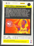 Onyeka Okongwu RC - 2020-21 Panini Flux Basketball SILVER LASER #215