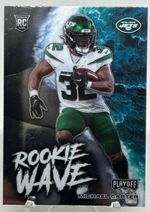 Michael Carter - 2021 Panini Playoff Football Rookie Wave RC #RW-MCA