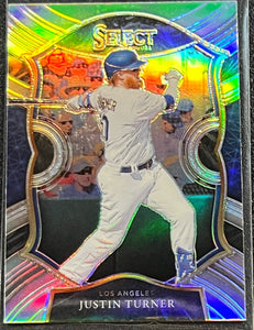 Justin Turner - 2021 Panini Select Baseball Concourse Refractor #49