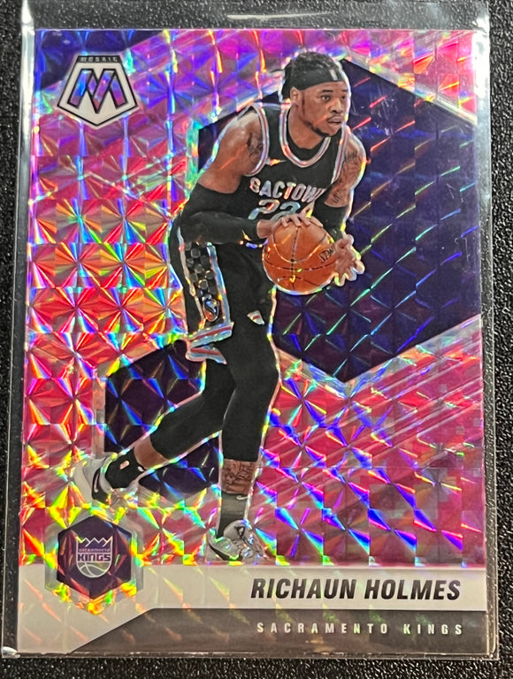 Richaun Holmes - 2020-21 Panini Mosaic Basketball PINK CAMO #142