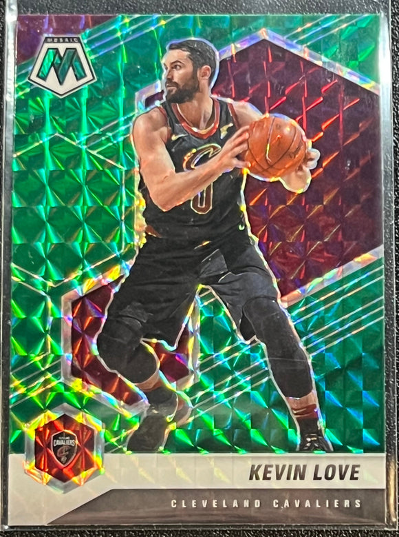 Kevin Love - 2020-21 Panini Mosaic Basketball GREEN Parallel #101