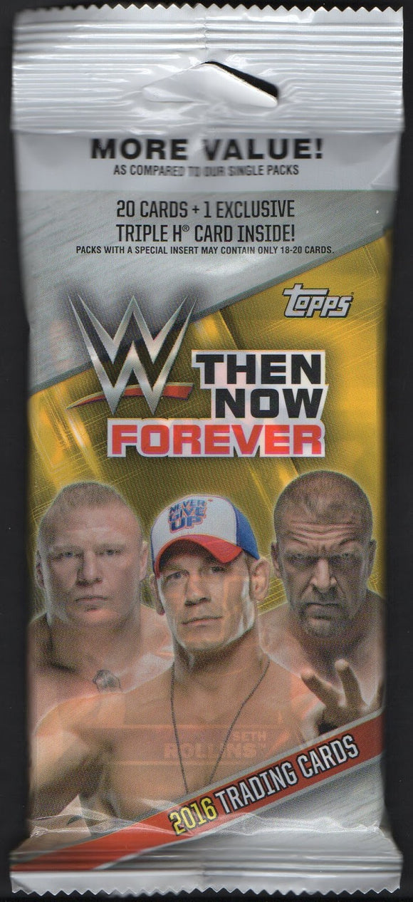 2016 Topps WWE Then Now Forever cards - Cello/Fat/Value Pack