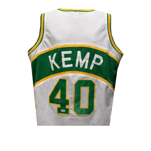 Shawn Kemp Authographed Supersonics Basketball Jersey w/ COA