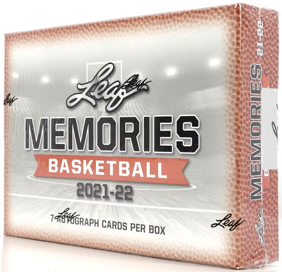 2021-22 Leaf Memories Basketball cards - Hobby Box