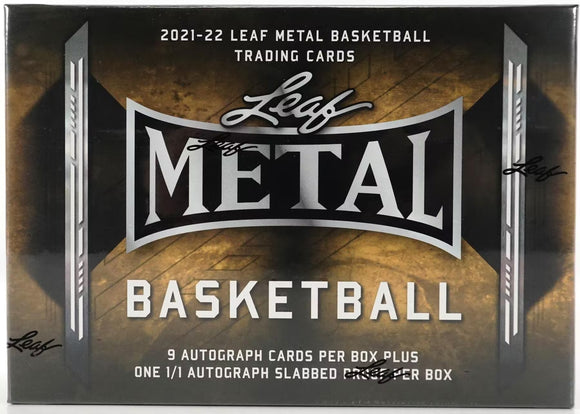 2021-22 Leaf Metal Basketball cards - JUMBO Hobby Box