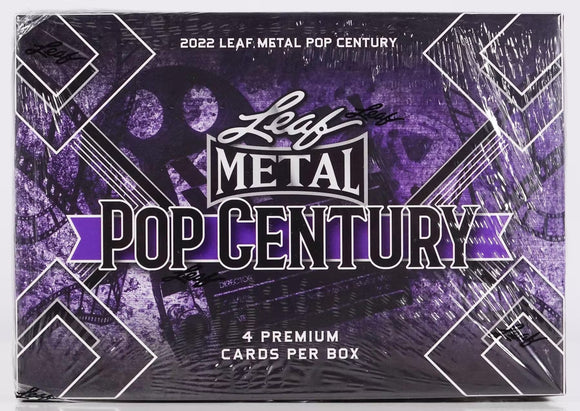 2022 Leaf Metal Pop Century - Hobby Box
