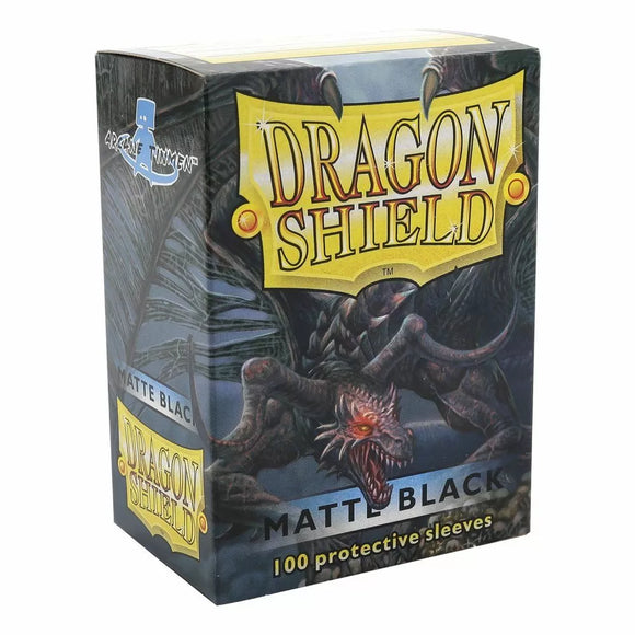 Dragon Shield Deck Sleeves - Matte Black (100ct)