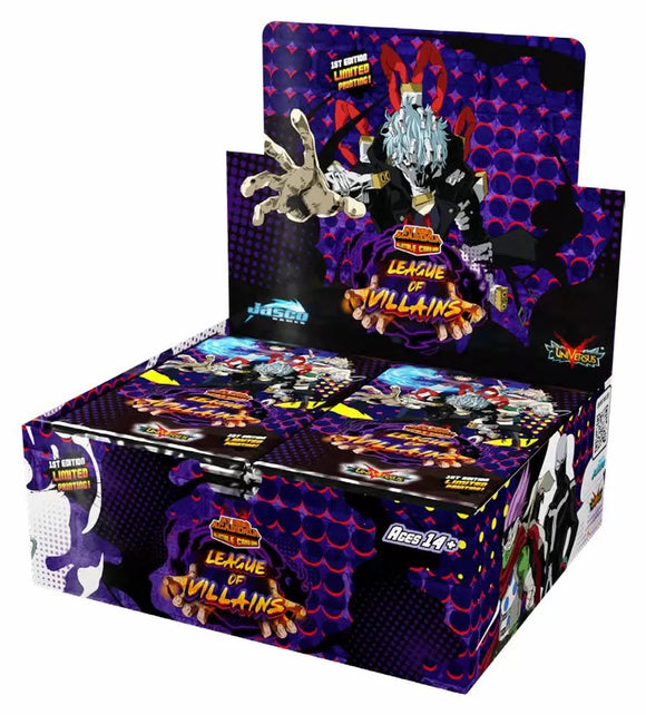 My Hero Academia CCG Wave 4 League of Villains 1st Edition - Booster Box (24ct)