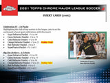 2021 Topps Chrome MLS Soccer Cards - Hobby Box