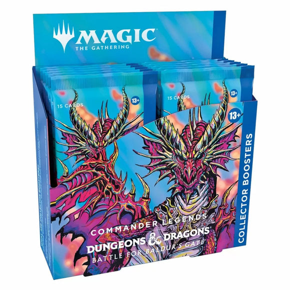 Magic: The Gathering Commander Legends: Battle for Baldur’s Gate Collector Booster Pack Box (12ct)