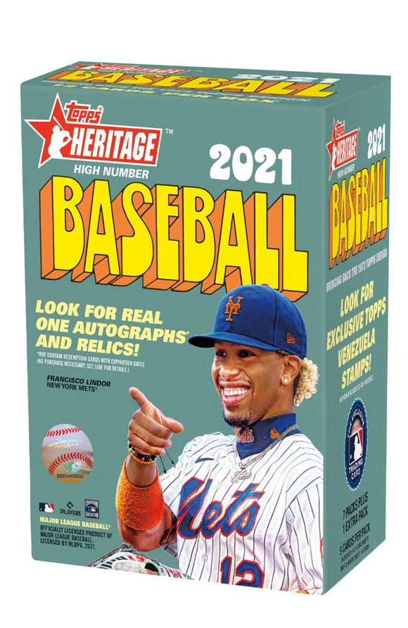 2021 Topps Heritage High Number MLB Baseball cards - Blaster Box