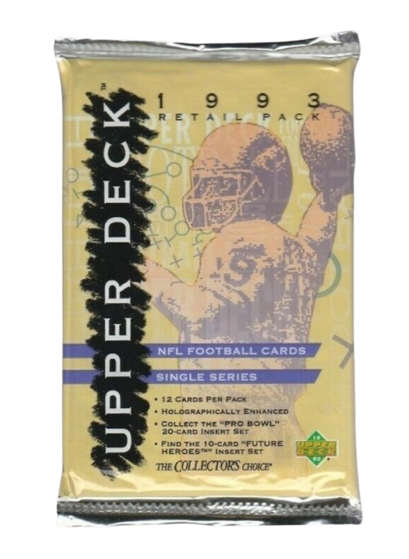 1993 Upper Deck NFL Football cards - Hobby Pack