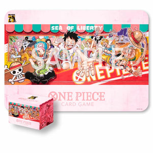 One Piece TCG Playmat and Card Case Set 25th Edition
